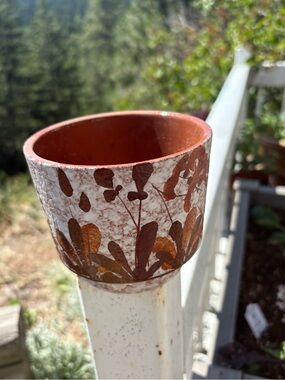 Signed Pottery Plant Holder Marie Germany